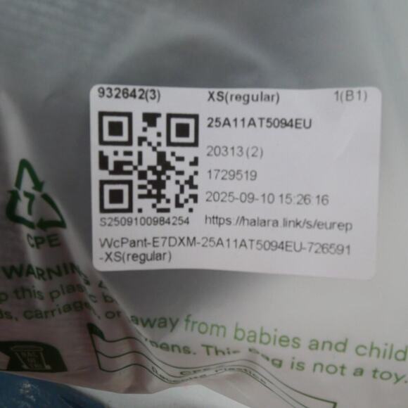 NEW Halara Women's XS Ribbed High Waisted Tummy Control Wide Leg Pants Gray - Picture 11 of 11